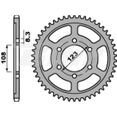 PBR Coroa Aprilia RS4 - Tuono 125